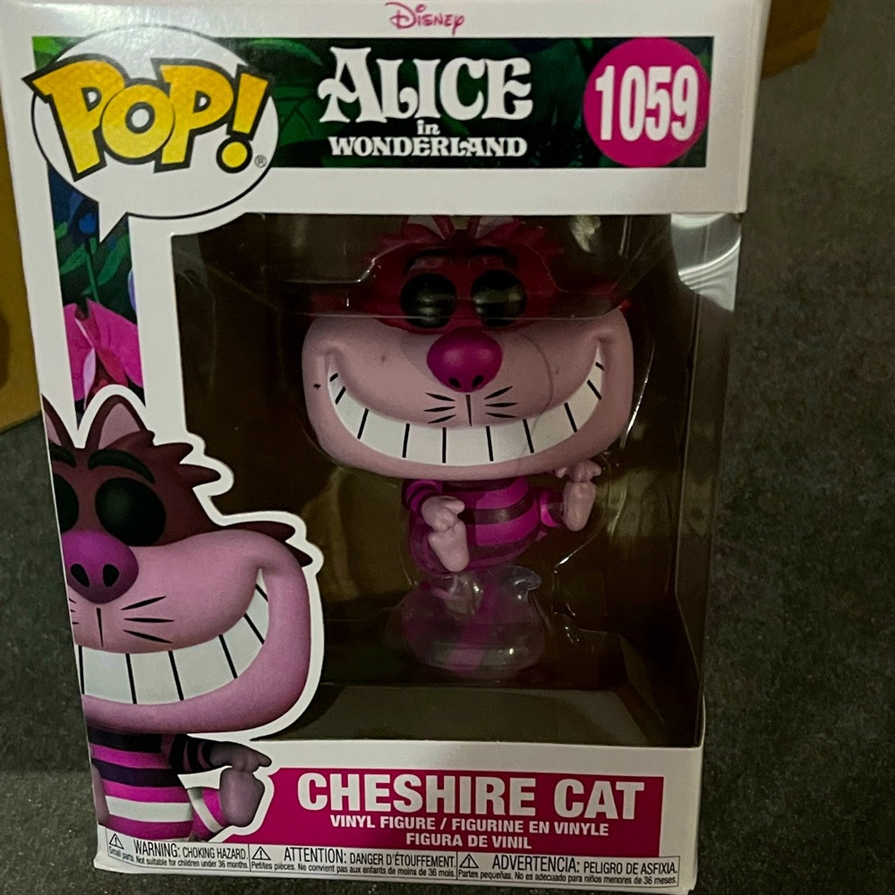 Cheshire Cat Funko Pop Vinyl 1059 Alice in wonderland 70th